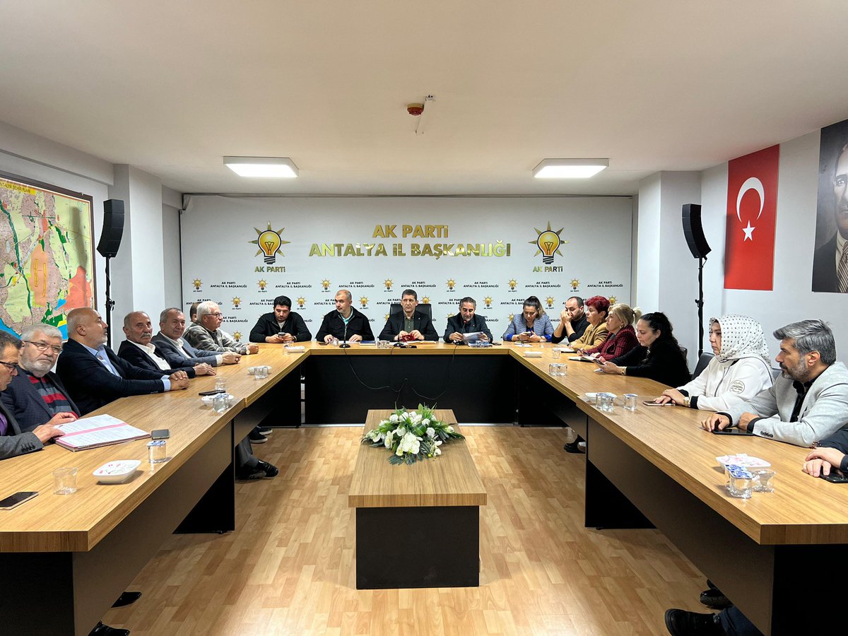 Antalya AK Parti İl Yönetim Kurulu Olağan Toplantısını Gerçekleştirdi