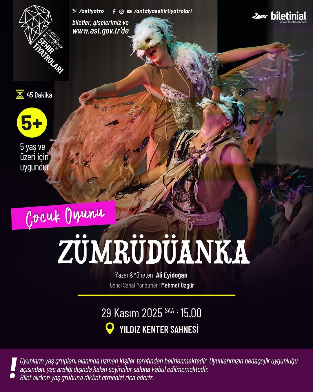 Antalya Şehir Tiyatroları Yeni Oyunuyla Seyircisiyle Buluşuyor