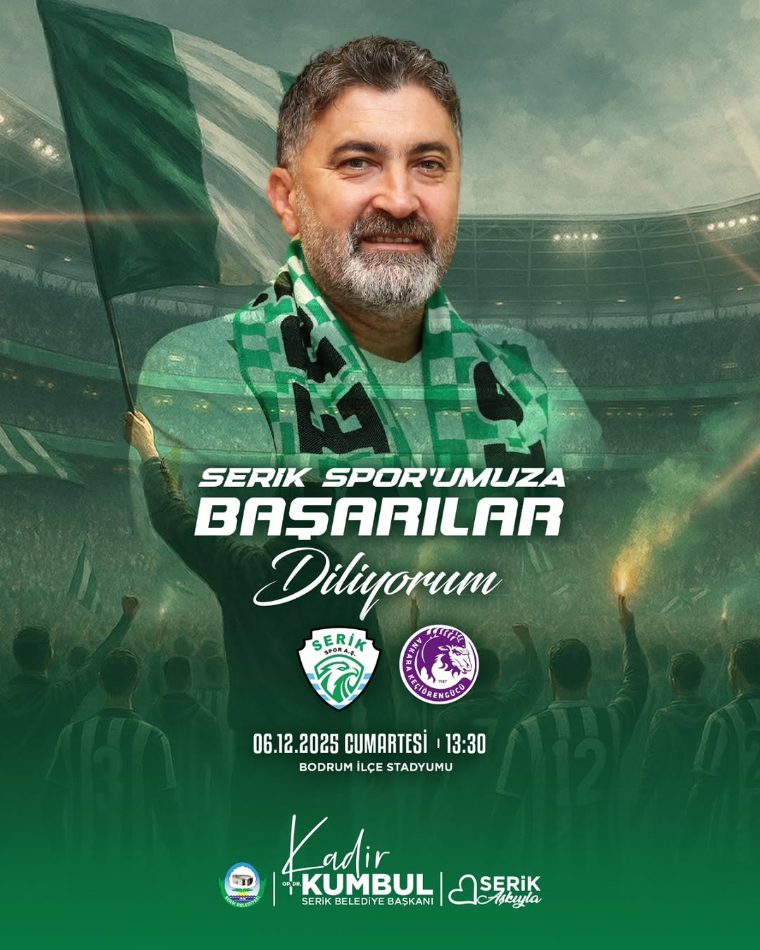 Serik Belediyesi, Serik Spor'a Başarı Diledi