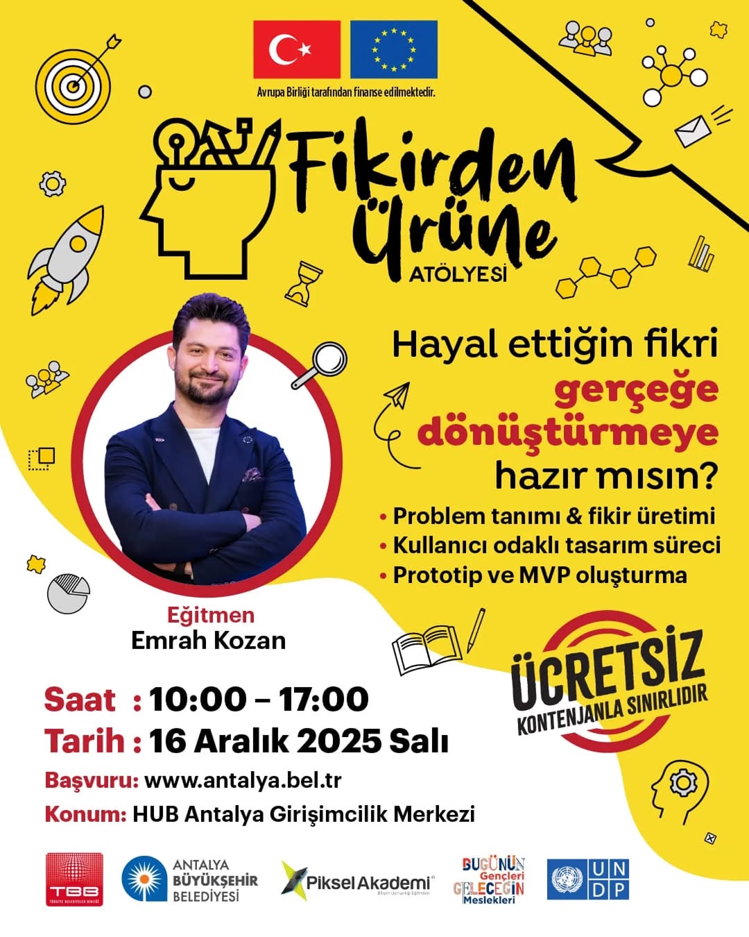 Antalya'da Girişimcilere Özel