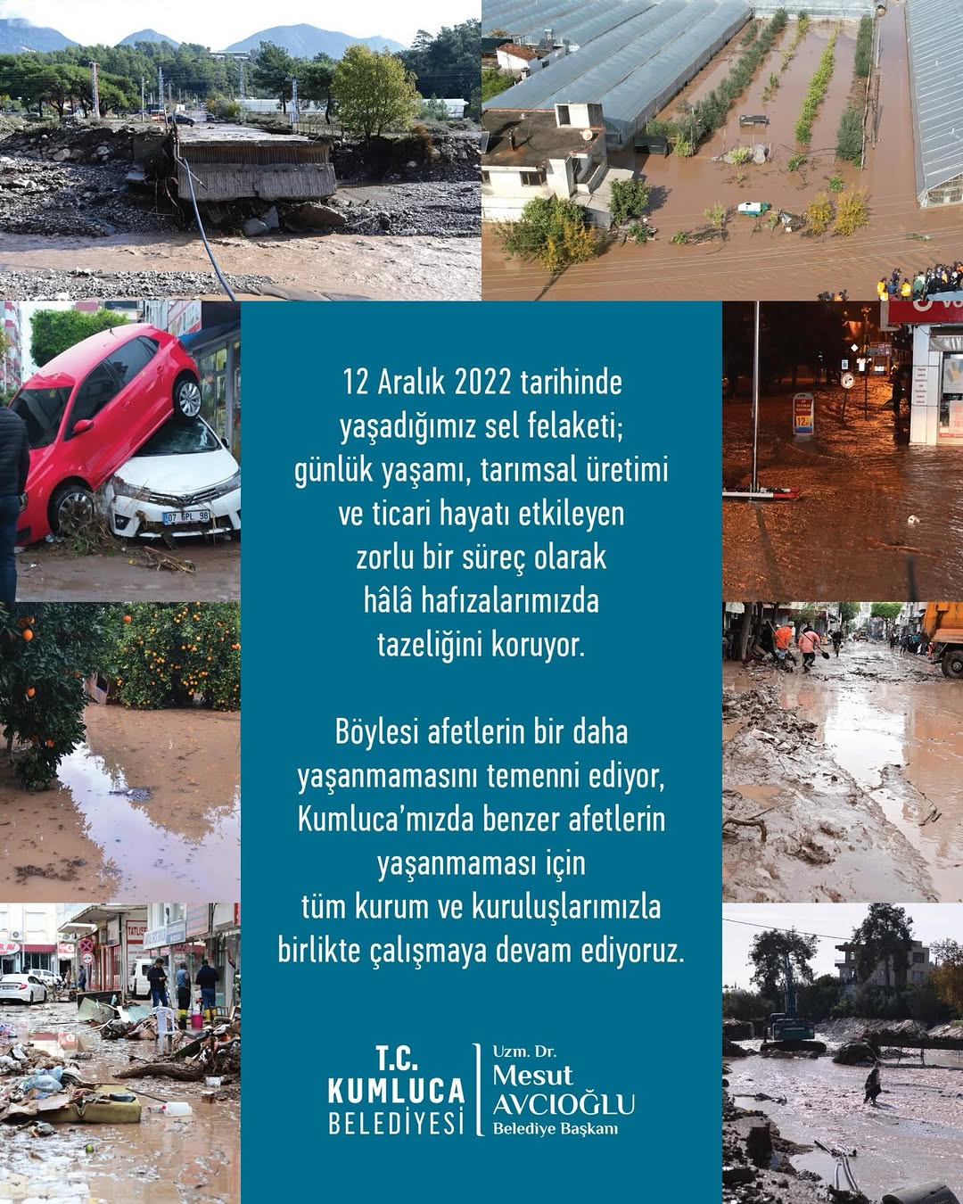 Kumluca'da Sel Felaketinin Birinci Yılı: Tarım ve Ticaret Hala Toparlanıyor