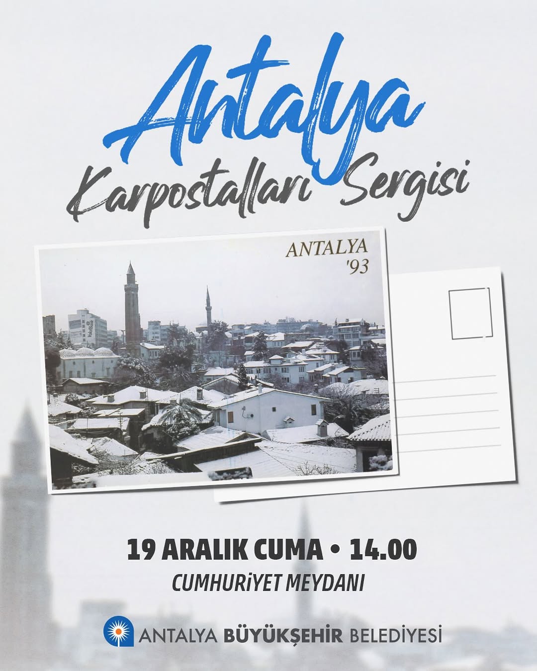 Antalya'nın Tarihi Yolculuğu Cumhuriyet Meydanı'nda Sergileniyor