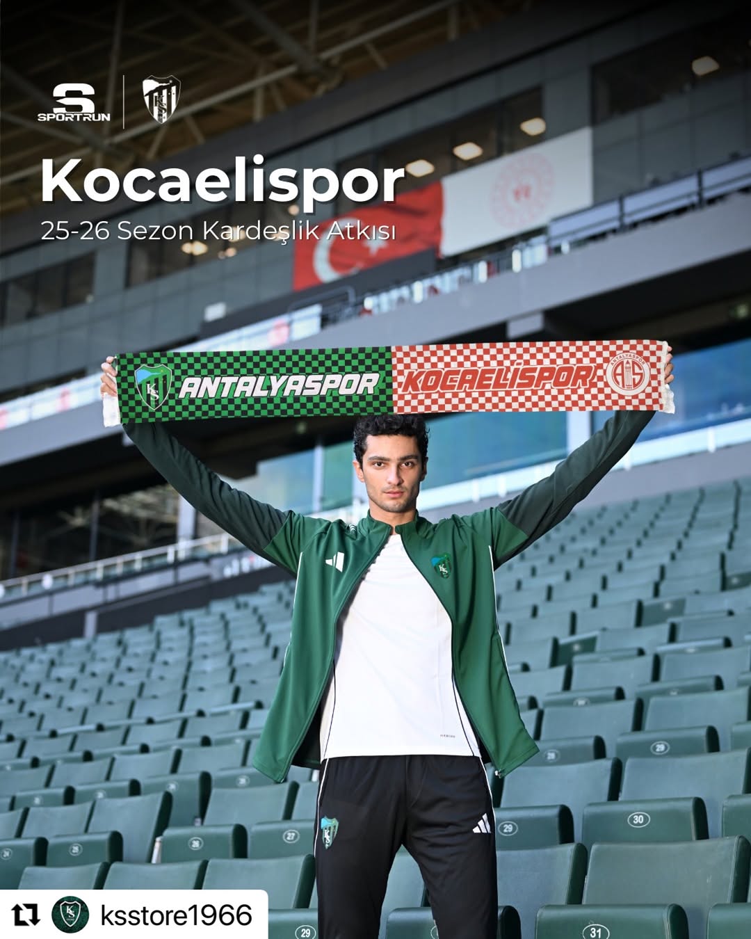 Antalyaspor Taraftarından Anlamlı Dayanışma: Kocaelispor için Kardeşlik Atkısı