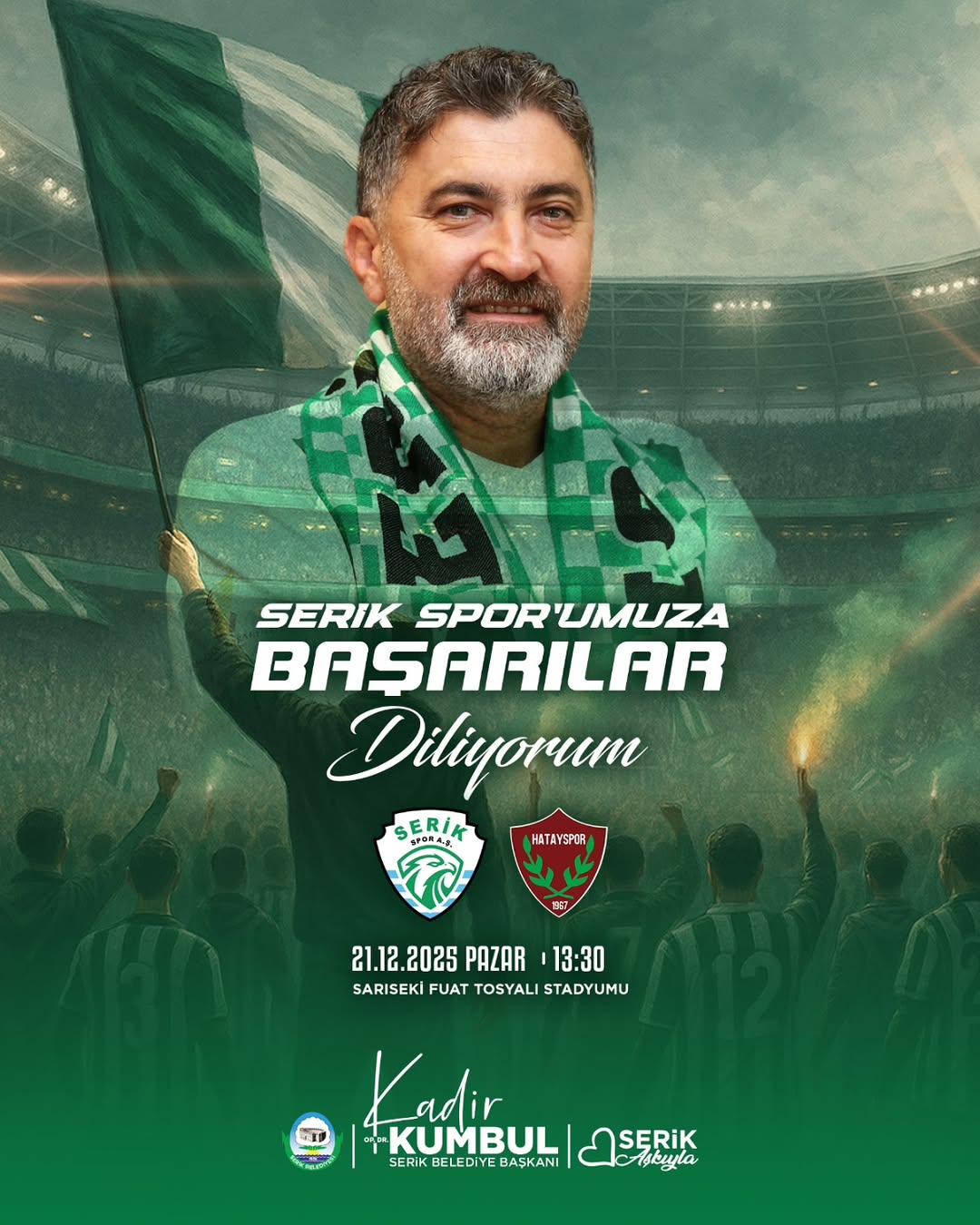 Serik Belediyesi, Serik Spor'a Başarı Diledi