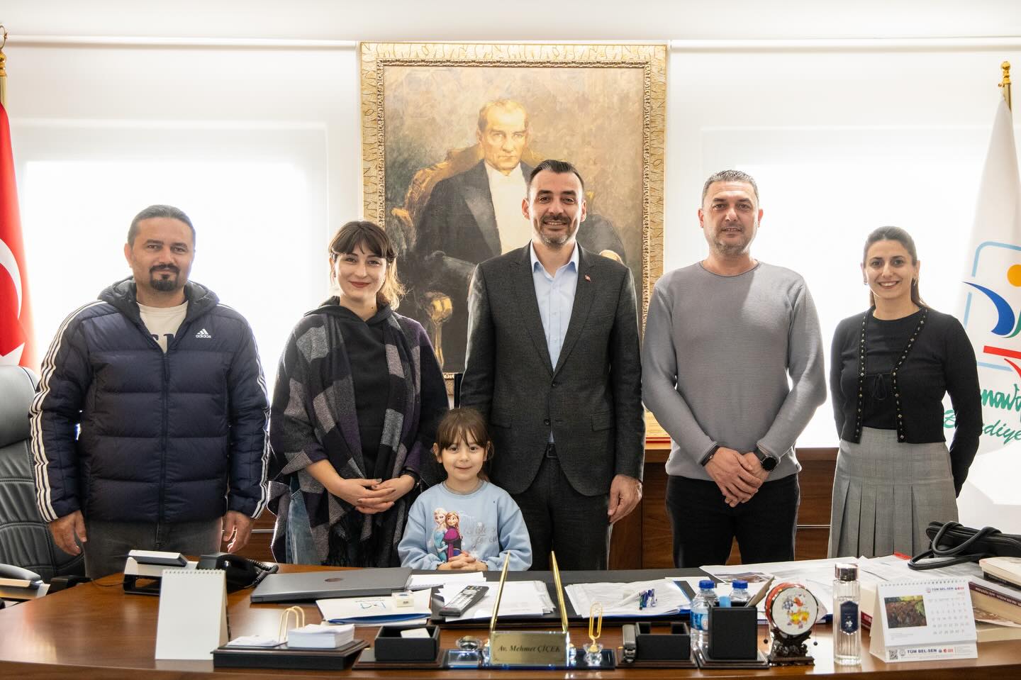 Eğitim-İş Sendikası'ndan Manavgat Belediyesi'ne İş Birliği Ziyareti