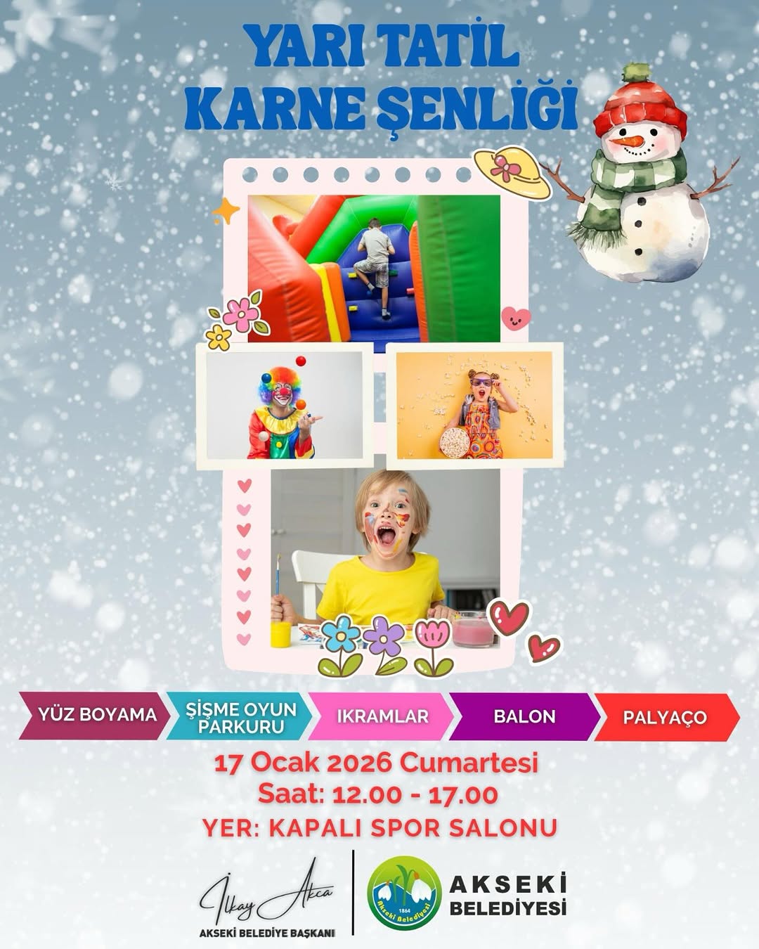 Antalya Akseki'de Karne Şenliği ile Eğlence Dolu Bir Gün Planlanıyor