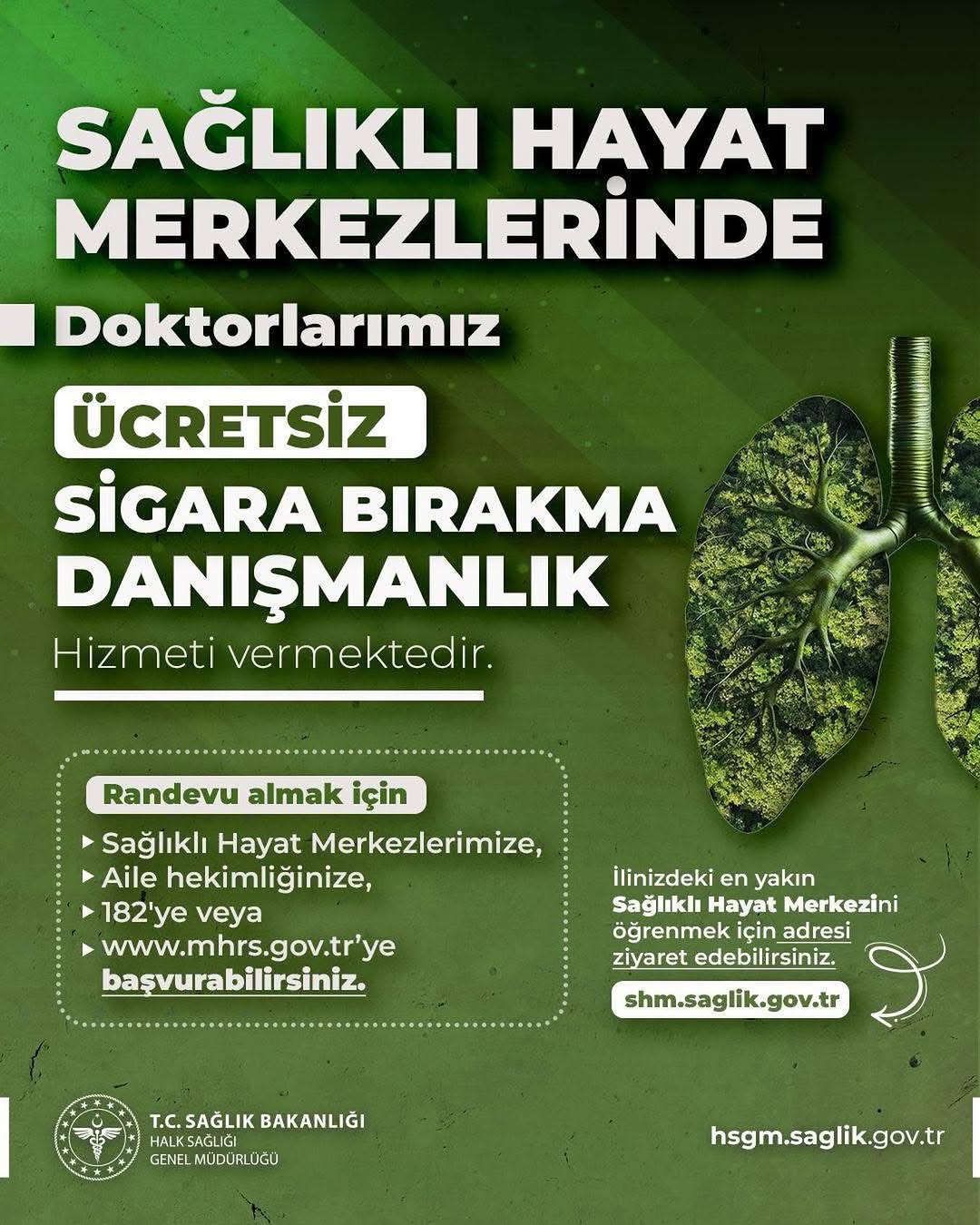 Antalya'da Ücretsiz Sigara Bırakma Danışmanlığı Hizmeti Başladı