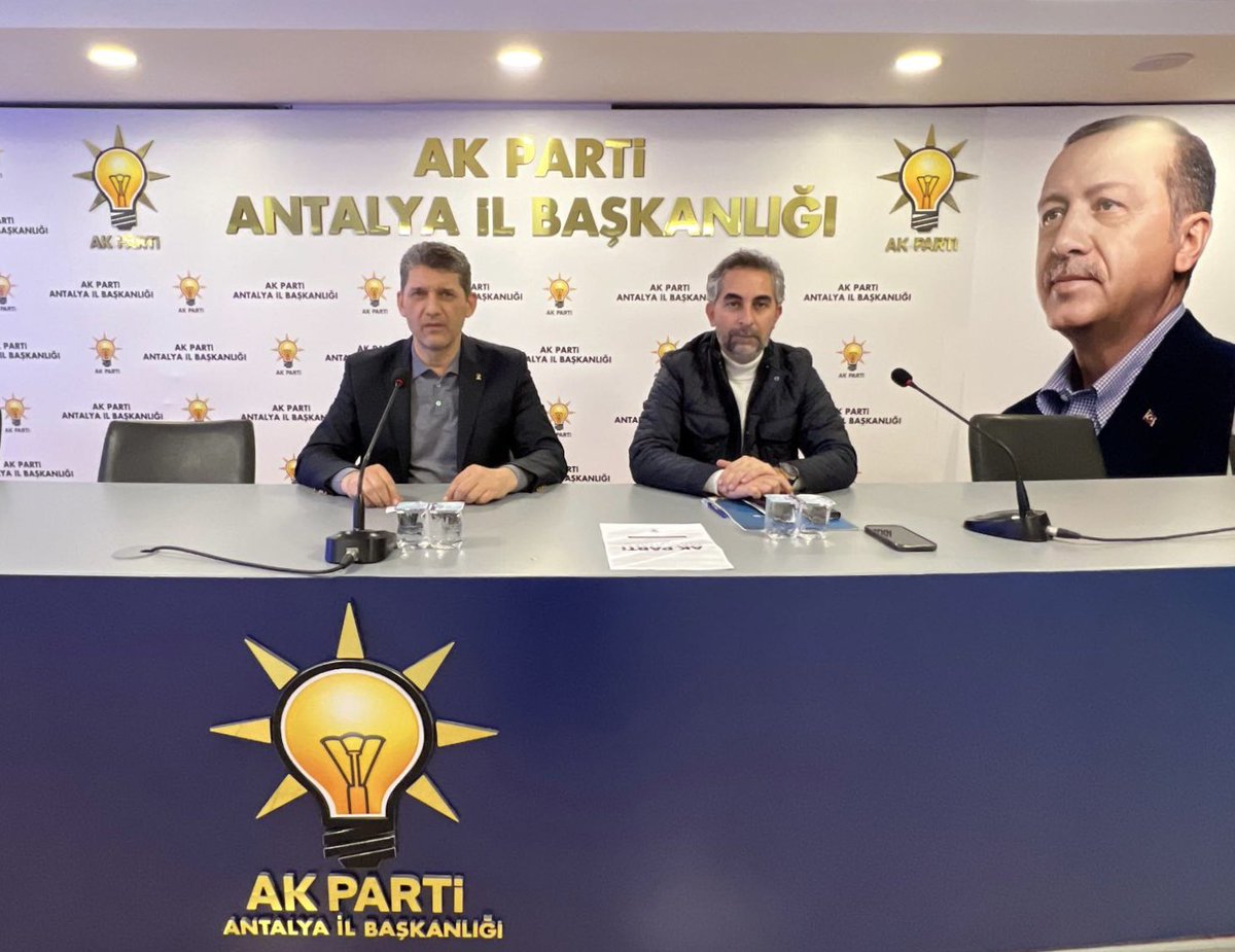 Antalya AK Parti'de Haftalık Olağan İl Yönetim Kurulu Toplantısı Yapıldı
