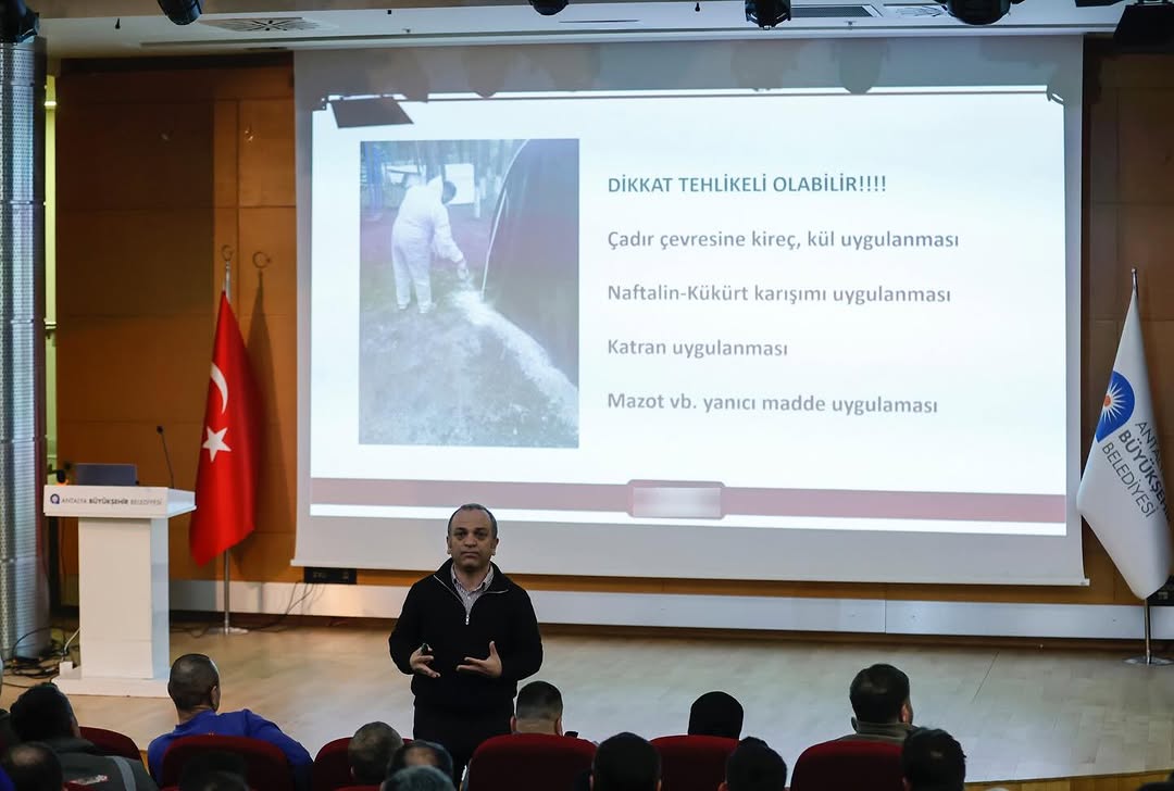 Antalya Büyükşehir Personeline Haşere Mücadelesi Eğitimi