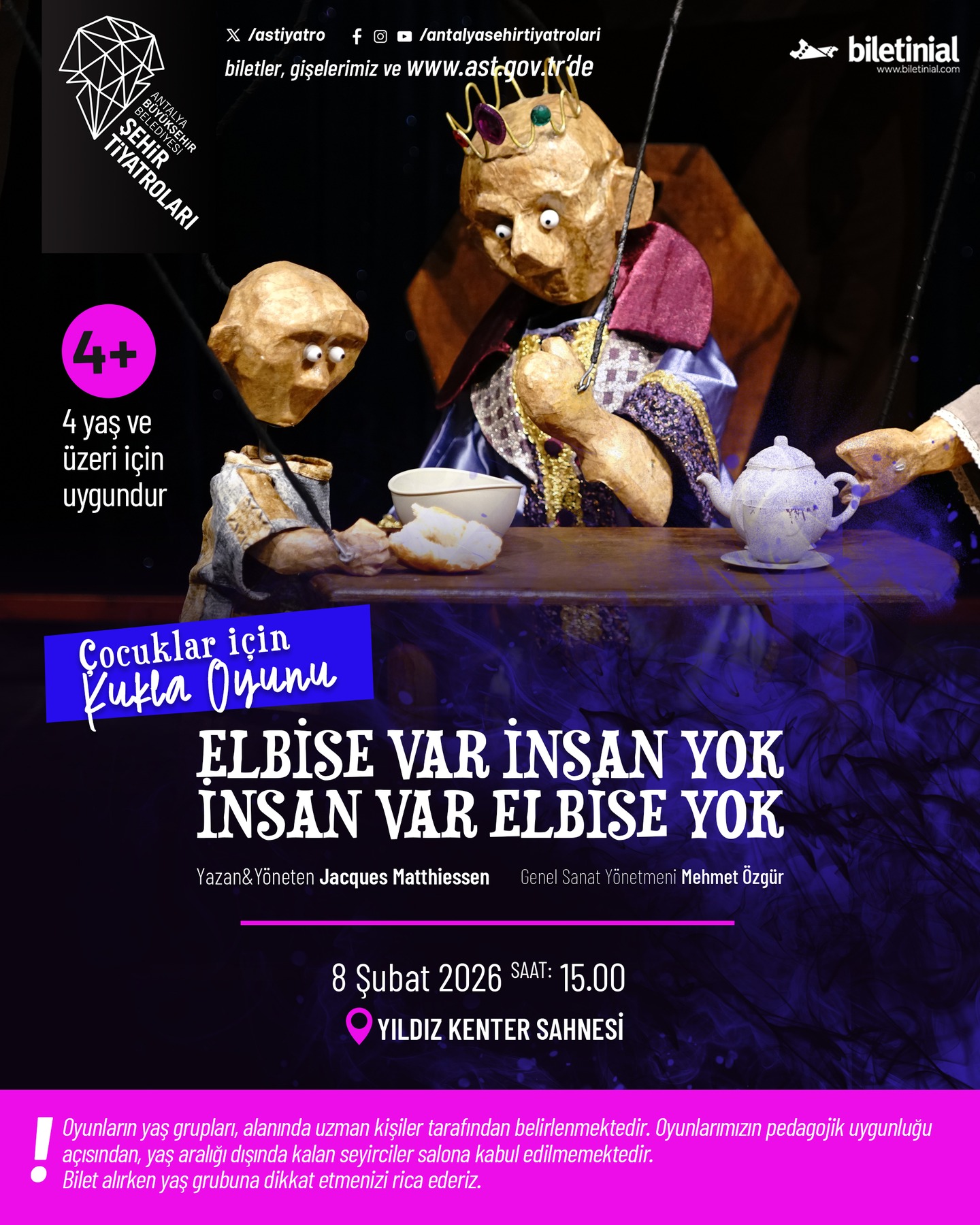 Antalya Şehir Tiyatroları'ndan Çocuklara Özel 