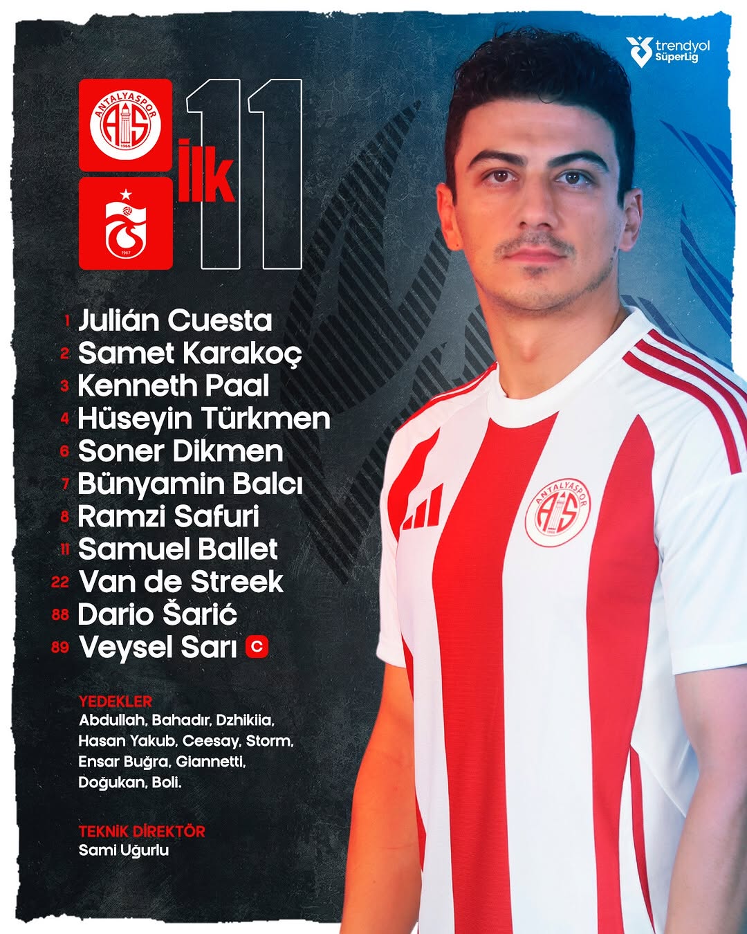 Antalyaspor, Trabzonspor Maçı Kadrosunu Açıkladı