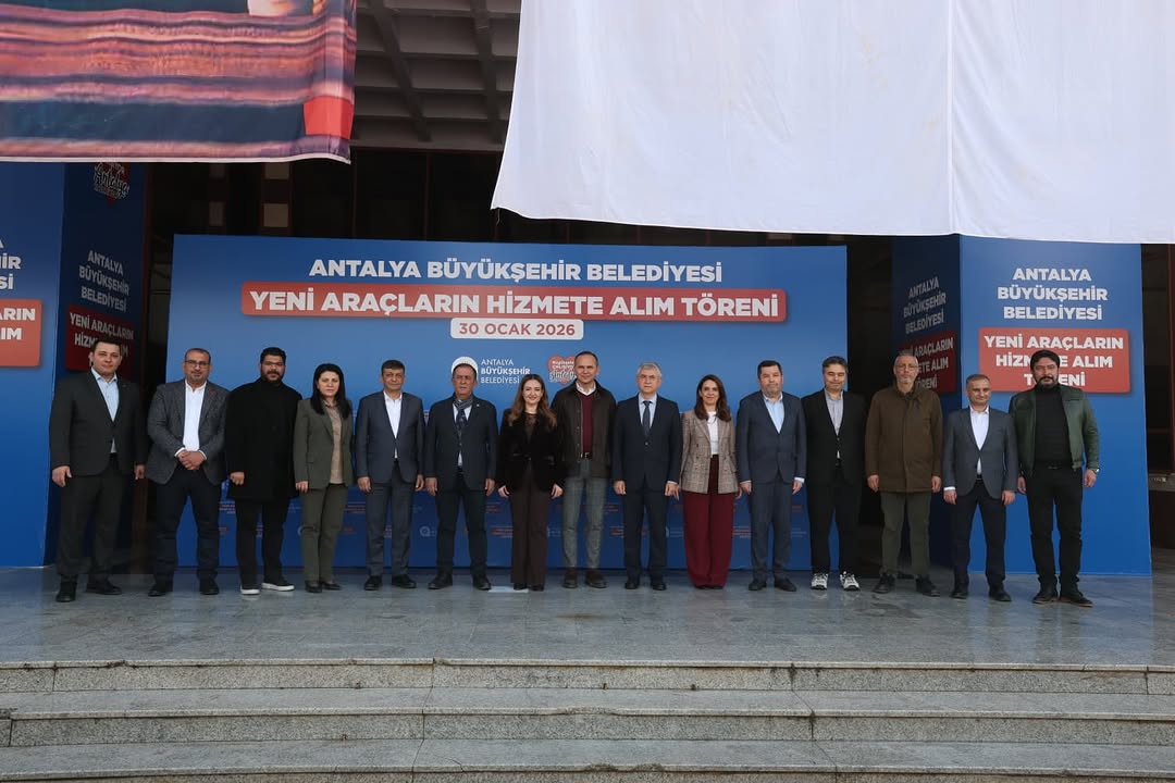 Antalya Büyükşehir Belediyesi'ne Yeni Hizmet Araçları