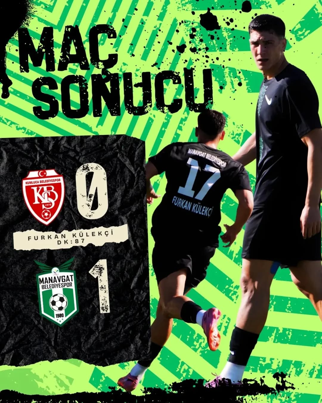 Manavgat Belediyespor, Kumluca Deplasmanında Liderliğe Yükseldi