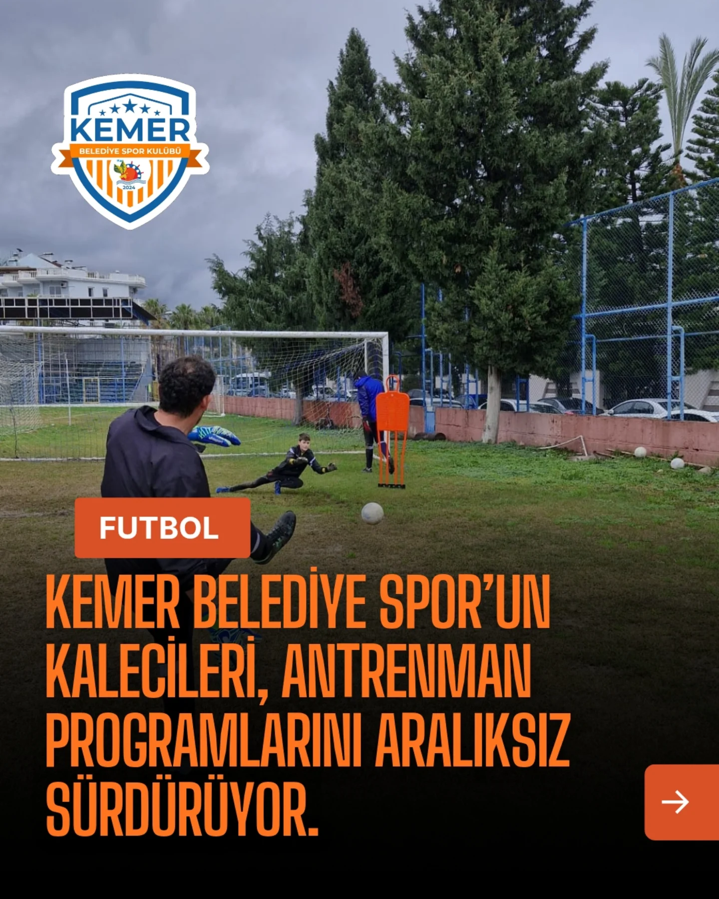 Kemer Belediye Spor Kaleci Takımı Şampiyonluk İçen Antrenmanlara Ağırlık Veriyor