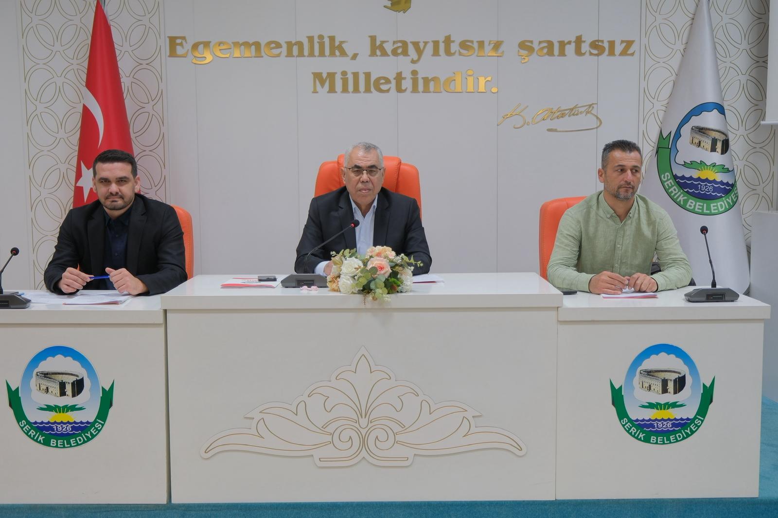 Antalya Serik Belediyesi Mart Ayı Meclis Toplantısını Gerçekleştirdi