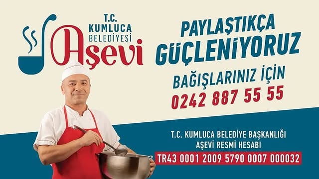 Kumluca Belediyesi Aşevi ile İhtiyaç Sahiplerine Sıcak Yemek Desteği