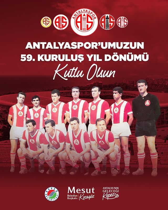 Antalya Kepez Belediyesi'nden Antalyaspor'a Destek Mesajı