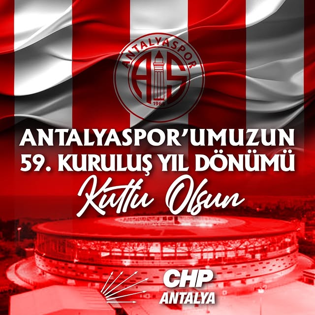 Antalyaspor 59 Yaşında: Akdeniz'in Kırmızı-Beyaz Sevdası Kutlanıyor