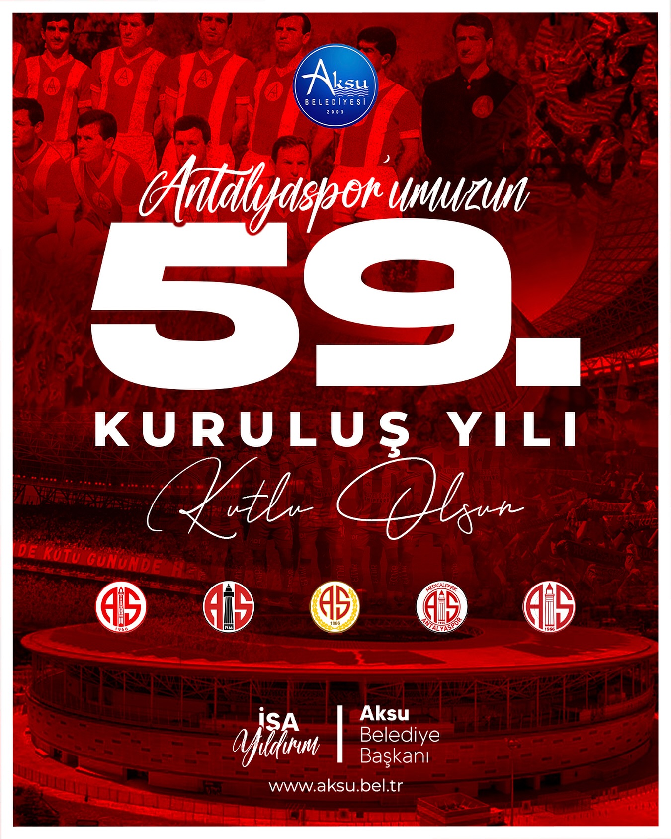 Antalyaspor'un 59. Kuruluş Yıl Dönümü Kutlandı
