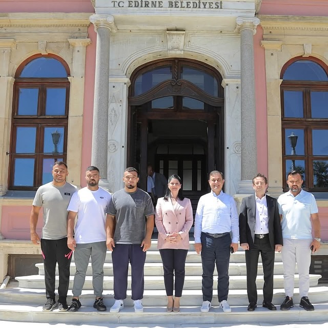 Edirne Belediyesi, Tarihi Yağlı Pehlivan Güreşleri Öncesi Pehlivanları Ağırladı