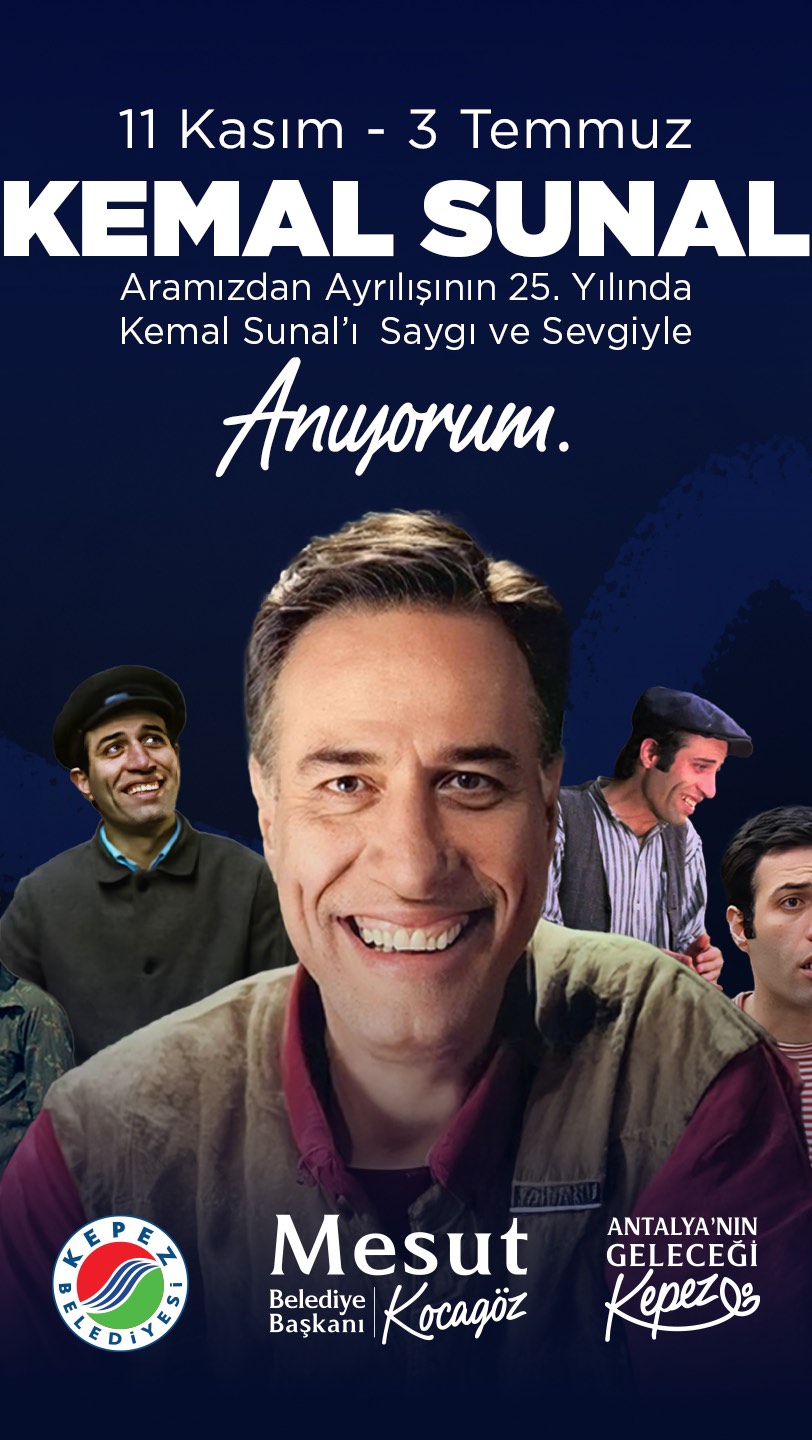 Antalya Kepez Belediyesi'nden Kemal Sunal'ı Anma Videosu