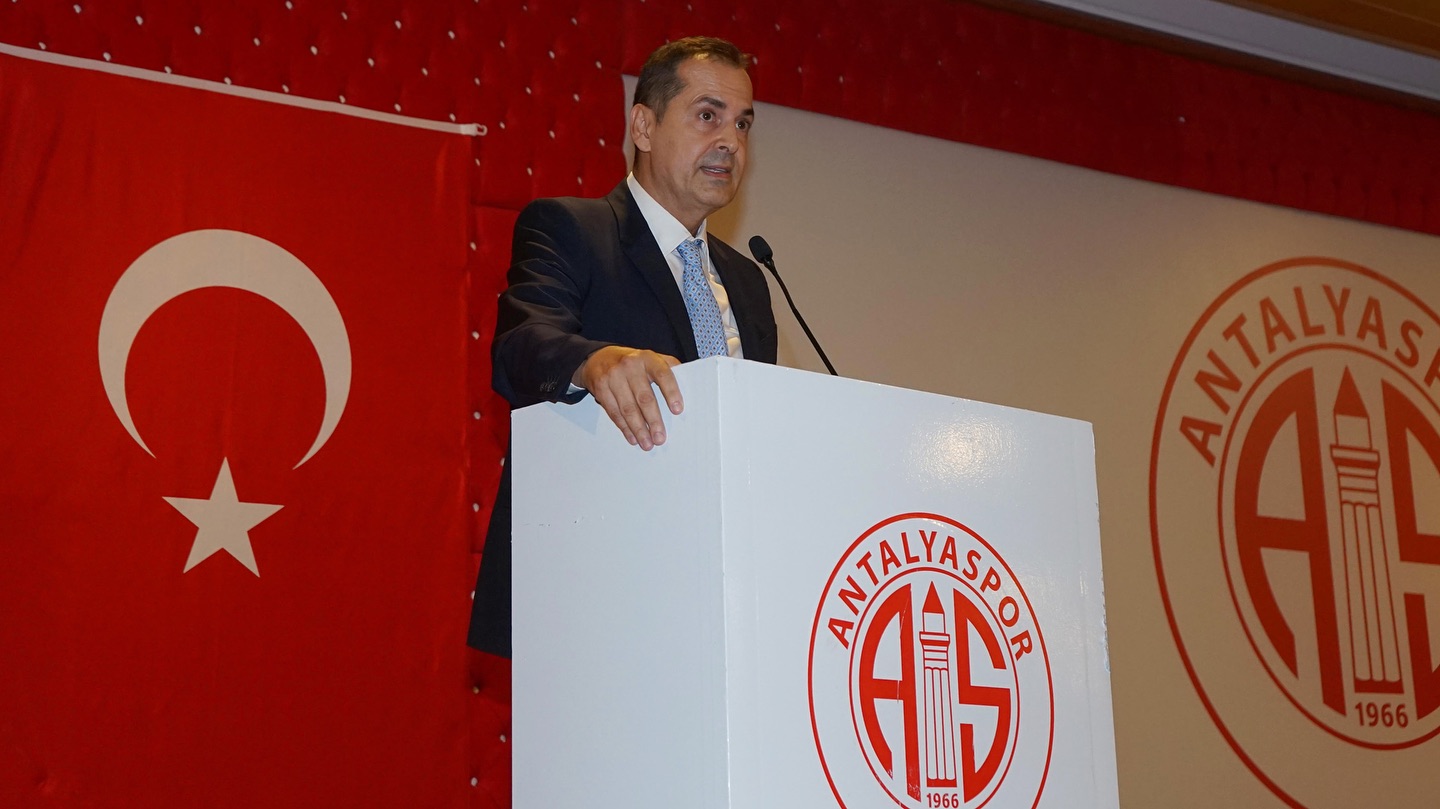 Antalyaspor'da Yeni Başkan Rıza Perçin Göreve Geldi