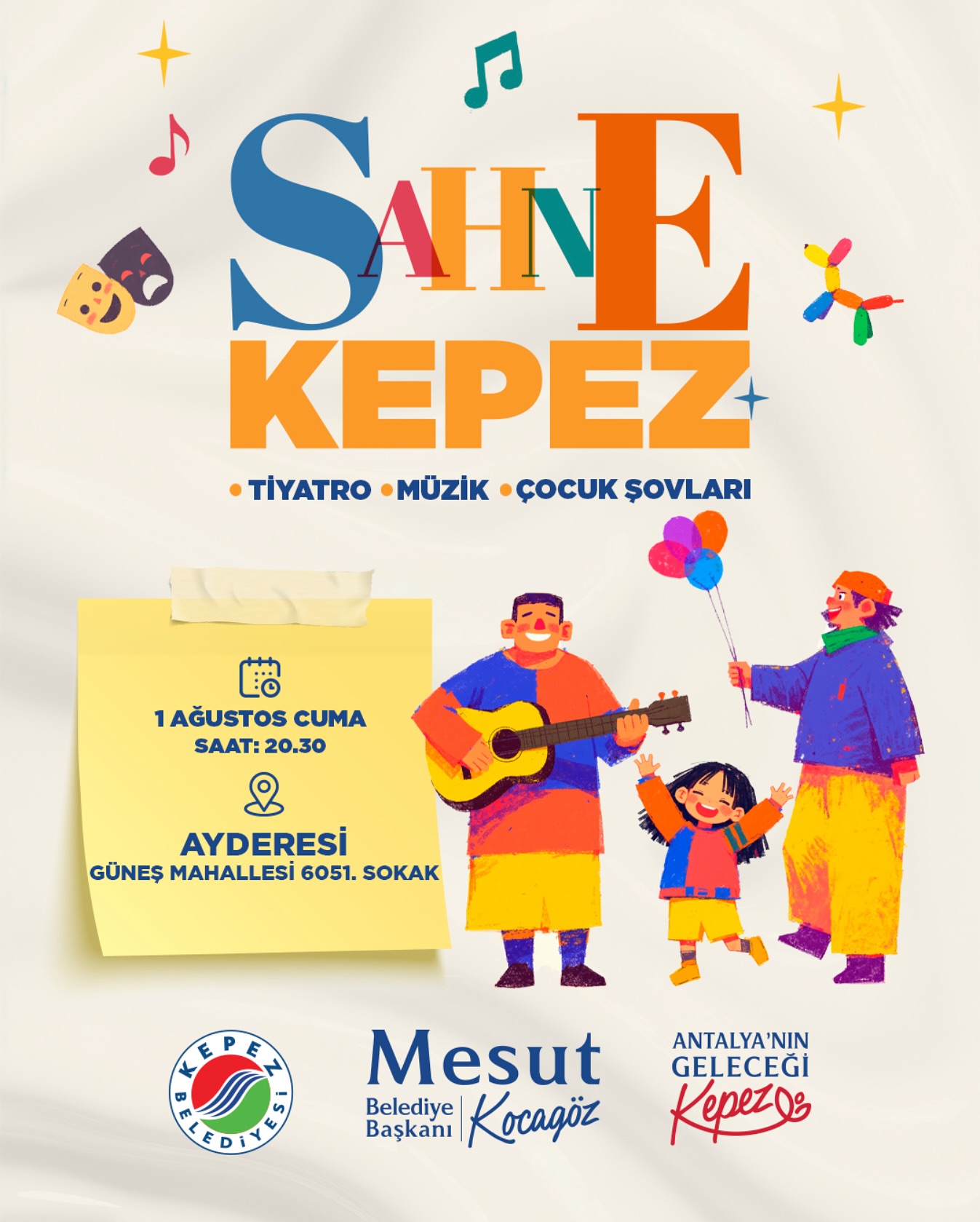 Antalya Kepez'de Yaz Akşamları Eğlenceyle Dolu!