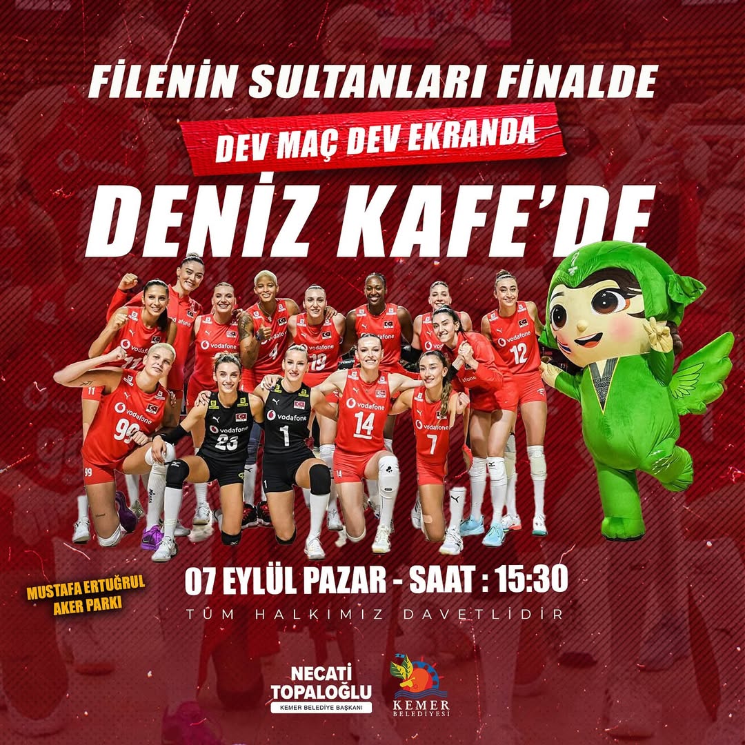 Antalya Kemer'de Filenin Sultanları Final Heyecanı