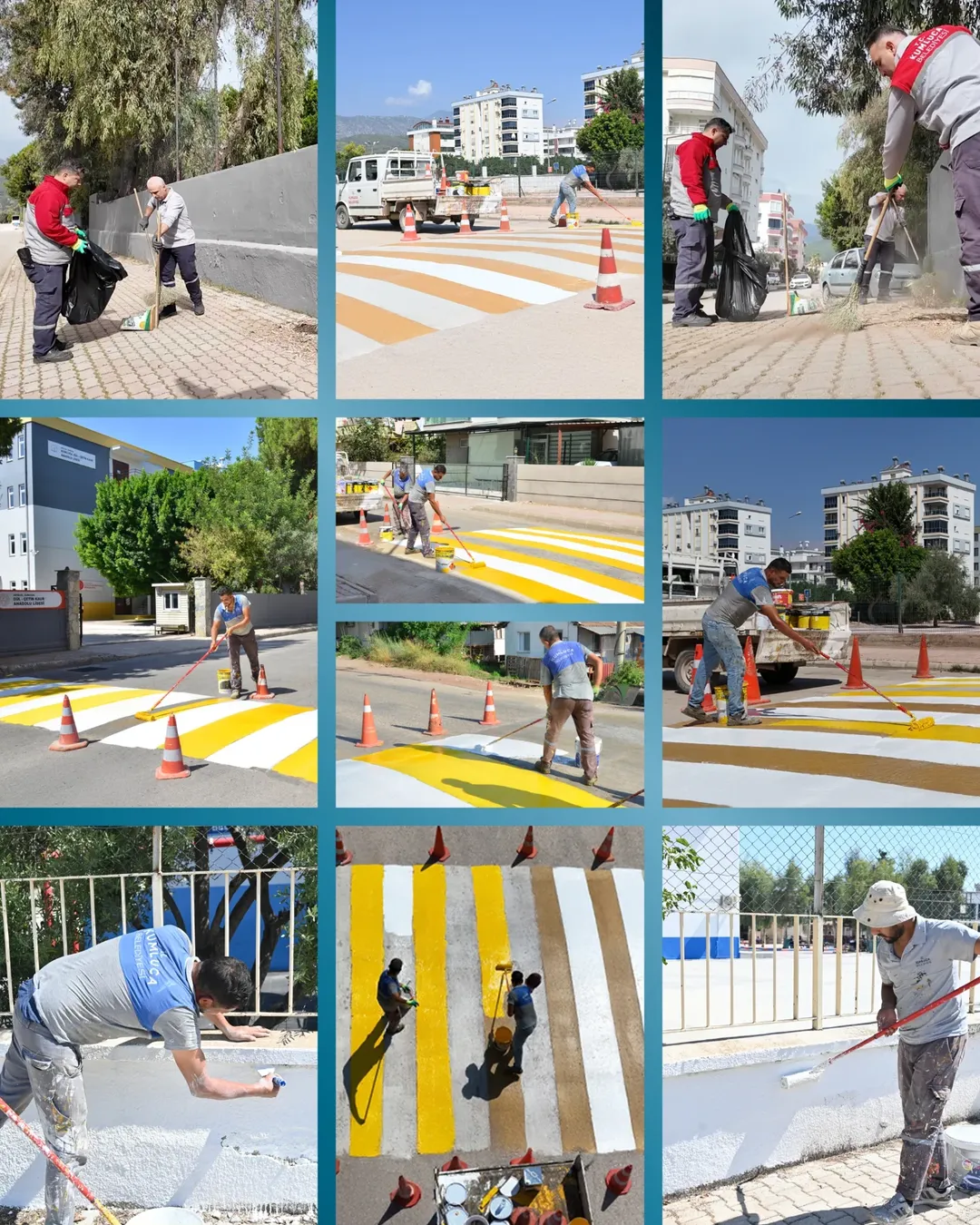 Antalya Kumluca'da Okul Önleri Düzenlendi, Yeni Eğitim Öğretim Yılına Hazırlık Tamamlandı