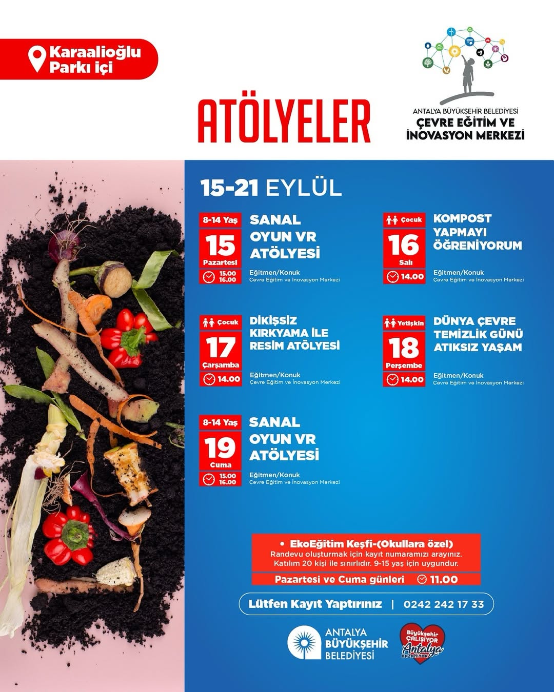 Antalya'da Çevre Dostu Atölyelerle Doğaseverler Buluşuyor