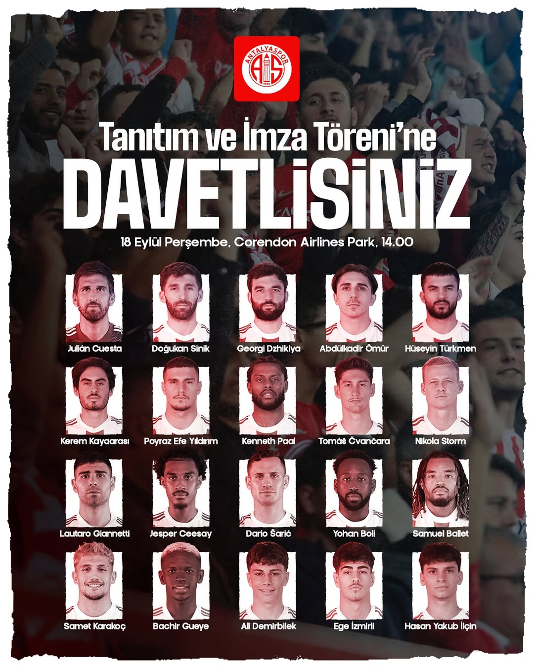 Antalya Spor FK'da Yeni Sezon Kadrosu Tanıtıldı