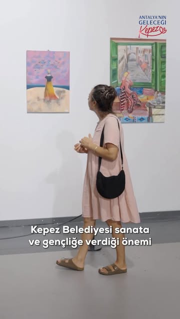 Antalya Kepez'de Genç Sanatçıların Eserleri Sergileniyor