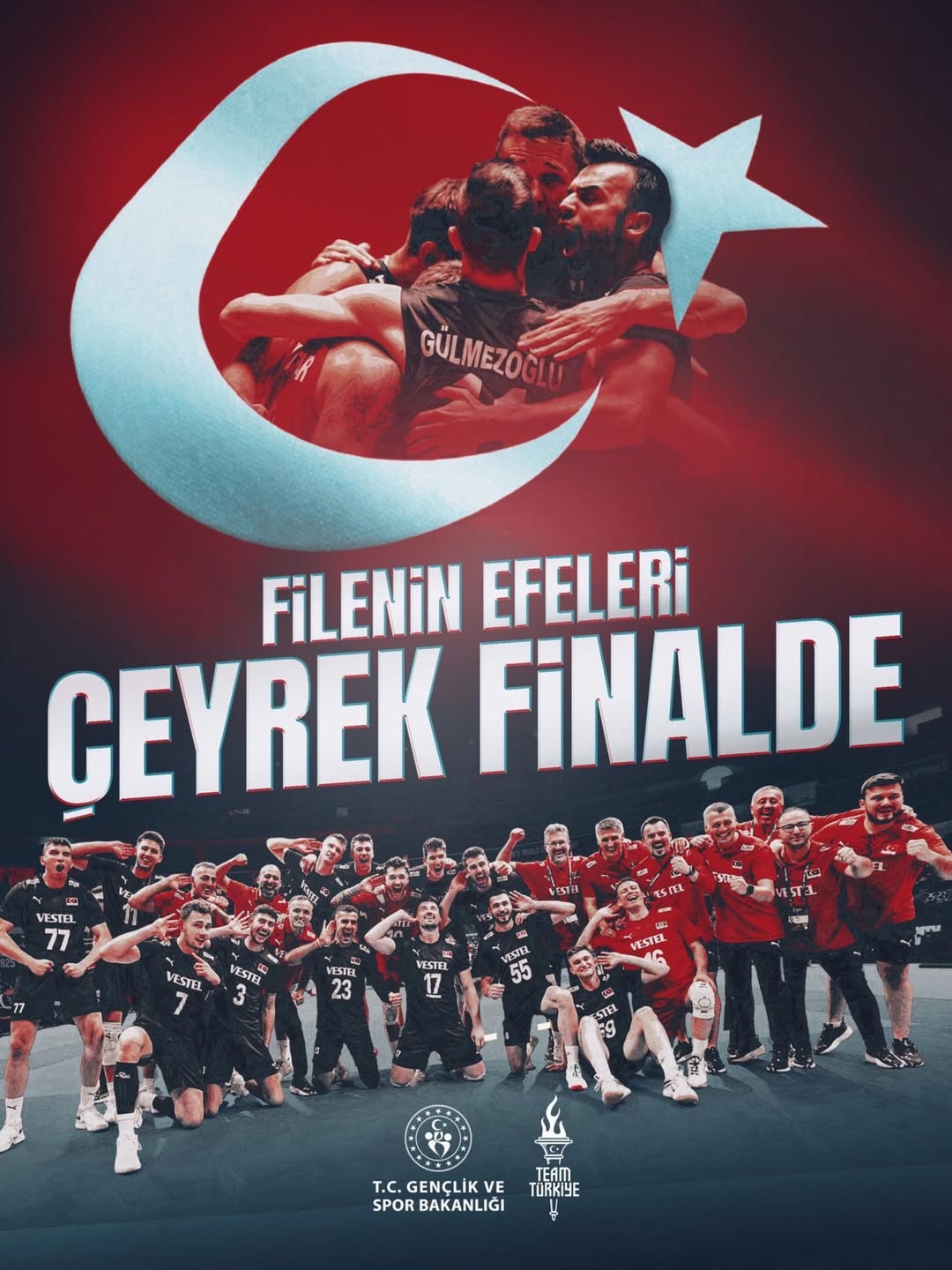 Filen Efeleri Çeyrek Finale Yükseldi: Hollanda'yı Mağlup Etti