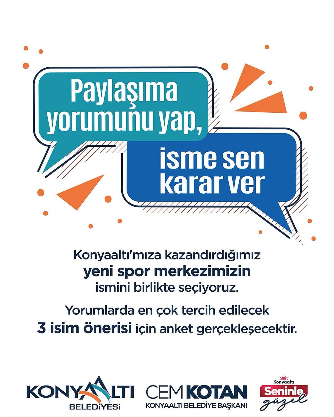 Konyaaltı Belediyesi Yeni Spor Merkezi İçin İsim Seçimi Başladı