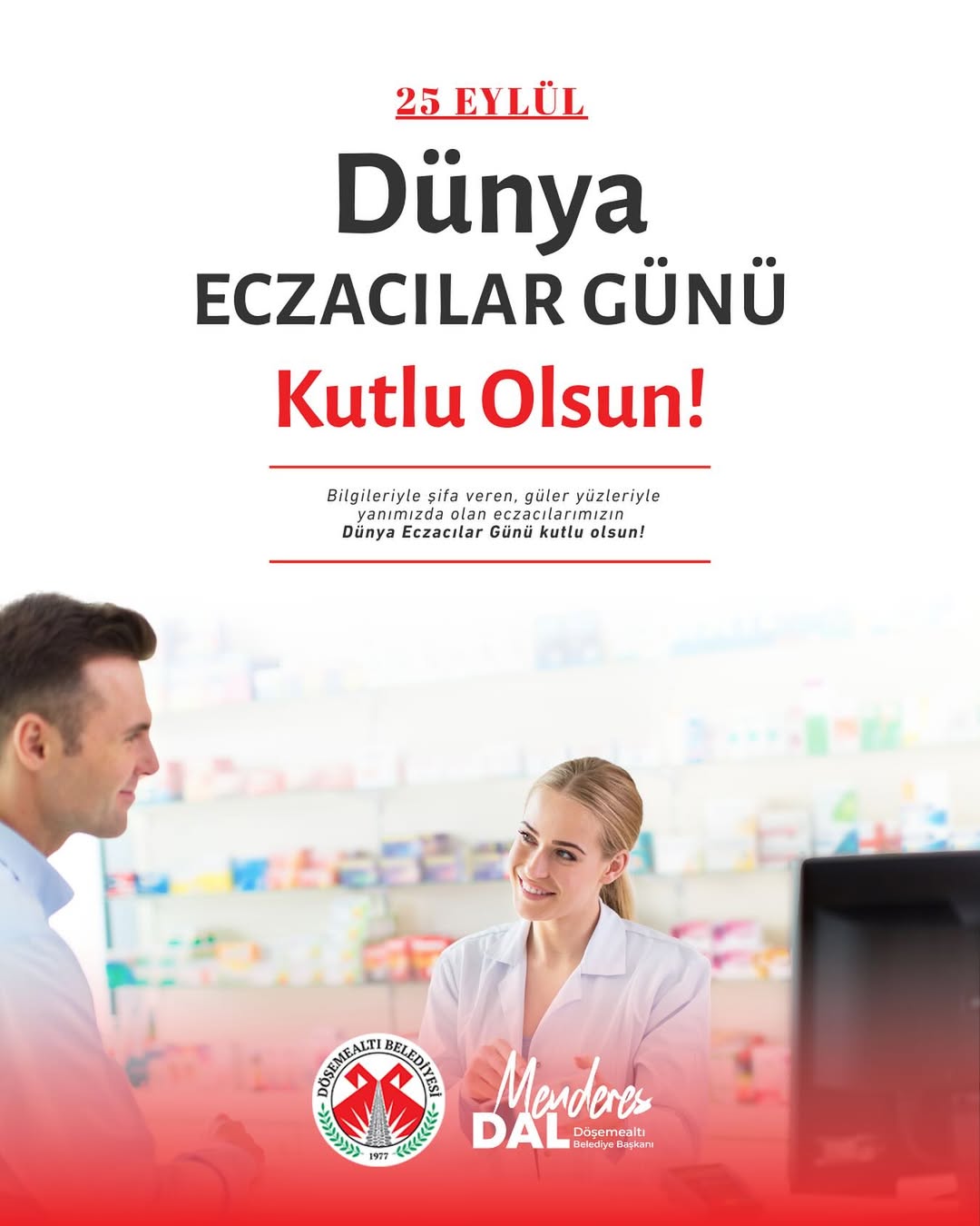 Döşemealtı Belediyesi, Eczacılık Günü'nü Kutladı