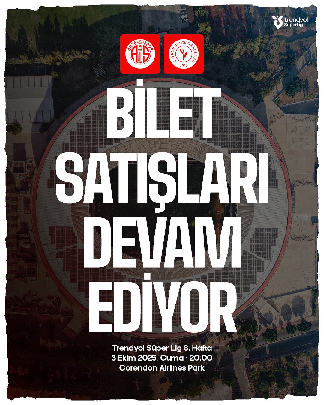 Antalya Spor FK, Rizespor Maçına Hazırlanıyor | Biletler Passo'da