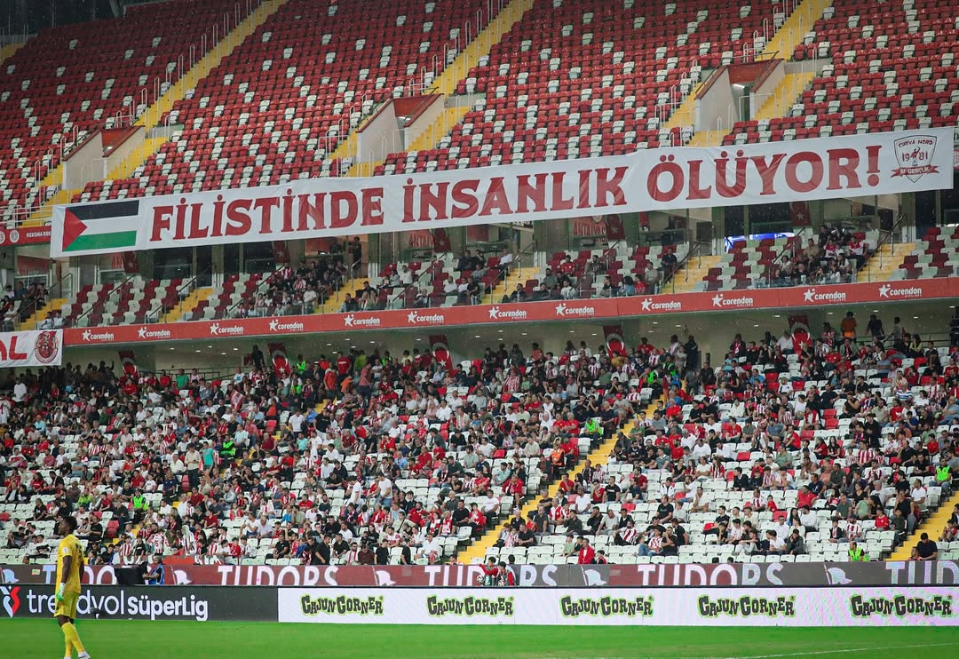 Antalya Spor FK'dan Filistin İçin Anlamlı Destek