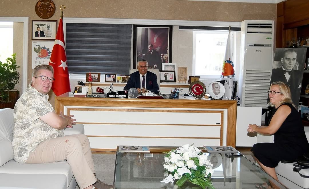 Finlandiyalı Belediye Başkanı Kemer'de: 