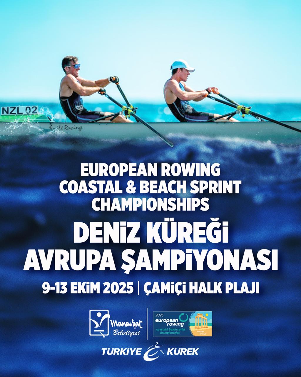 Manavgat'ta Deniz Küreği Avrupa Şampiyonası Heyecanı Başlıyor