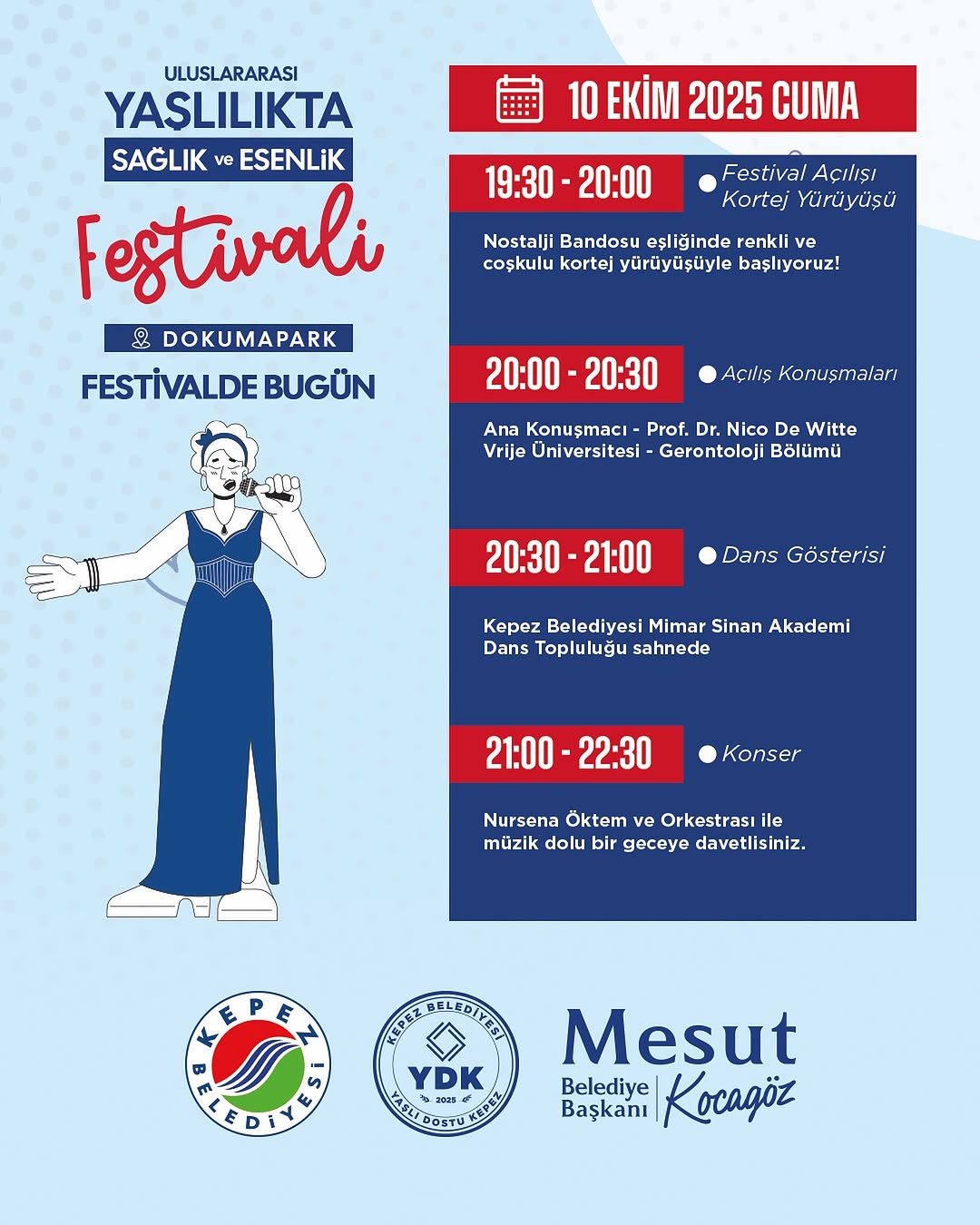 Antalya Kepez'de Uluslararası Yaşlılıkta Sağlık ve Esenlik Festivali Başlıyor
