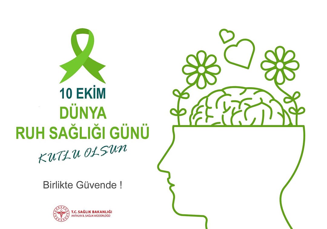 Antalya'da Dünya Ruh Sağlığı Günü'nde 