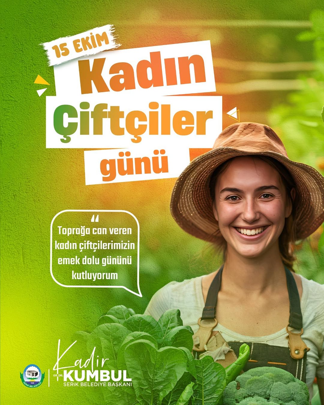 Serik'te Kadın Çiftçilerin Emek ve Bereket Dolu Günü Kutlandı
