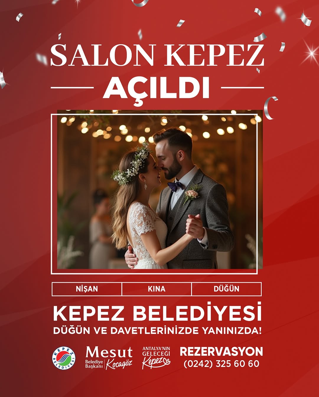 Kepez'de Özel Günler İçin Yeni Organizasyon Merkezi: Salon Kepez Hizmete Açıldı
