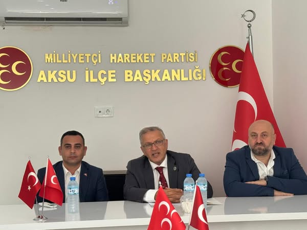 MHP Aksu'da Bilgilendirme Toplantısı Düzenledi