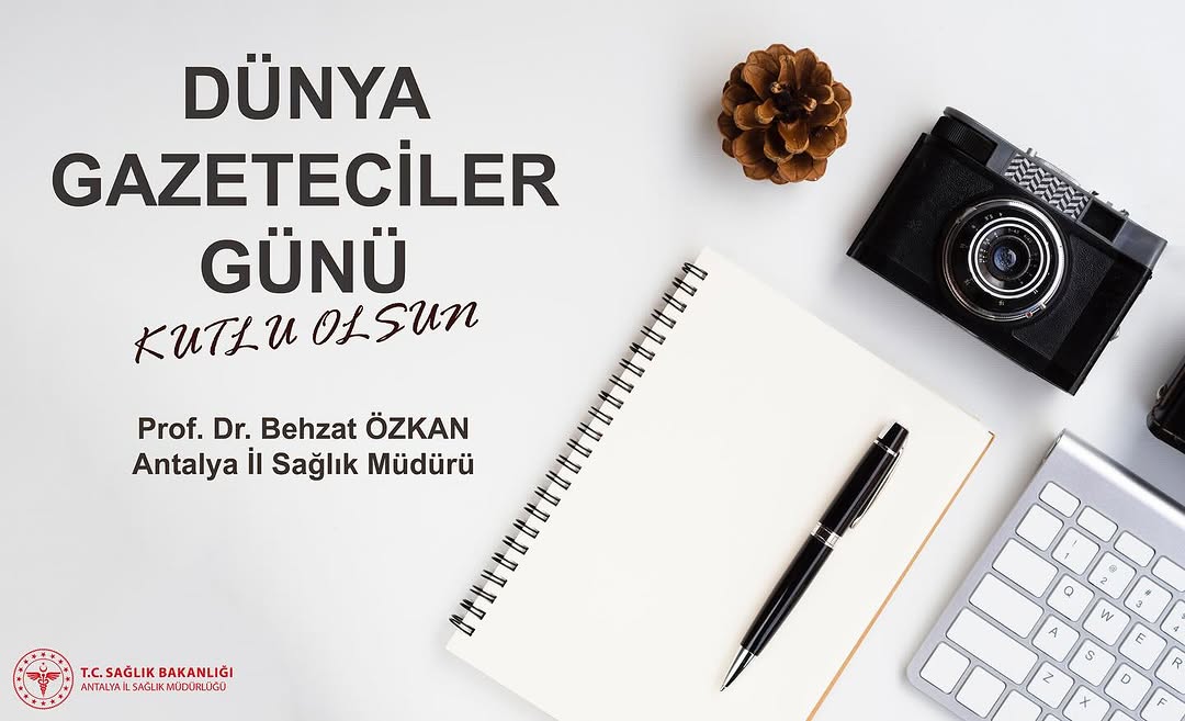Antalya'da 21 Ekim Dünya Gazeteciler Günü Kutlandı