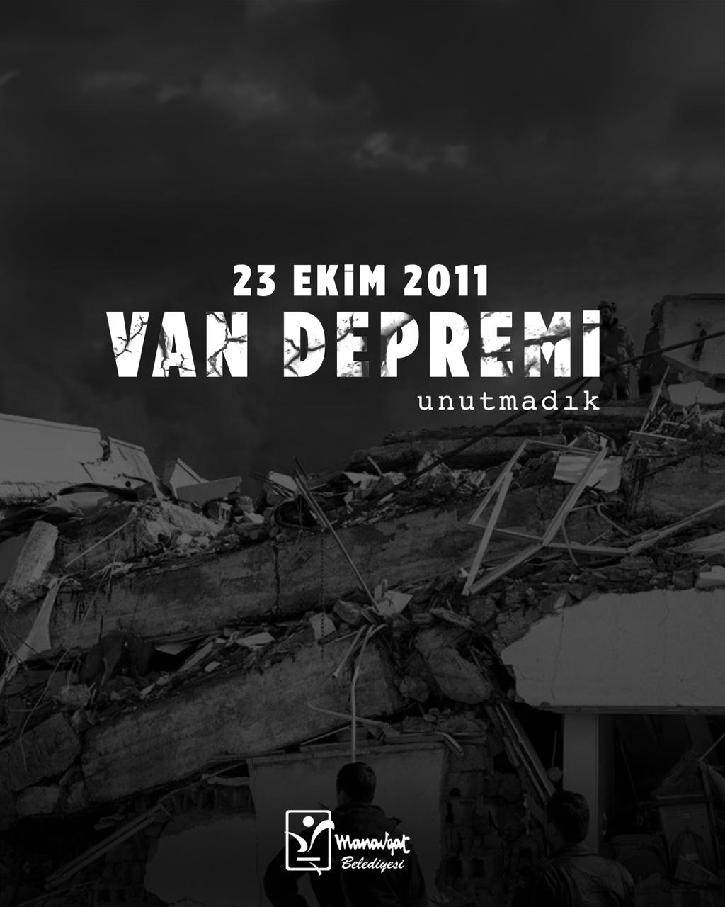 Manavgat Belediyesi'nden Van Depremi Anma Mesajı