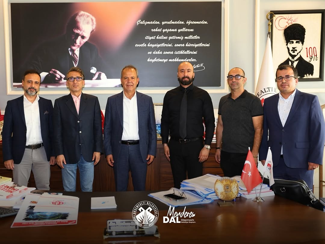 Döşemealtı Belediye Başkanı Menderes Dal, Harita Mühendisleri Odası Heyetini Ağırladı