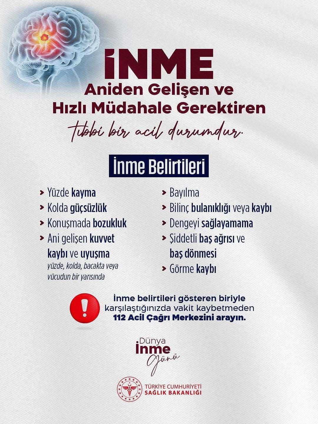 Antalya'da İnme Farkındalığı: Ani Gelişen İnme Acil Müdahale Gerektiriyor