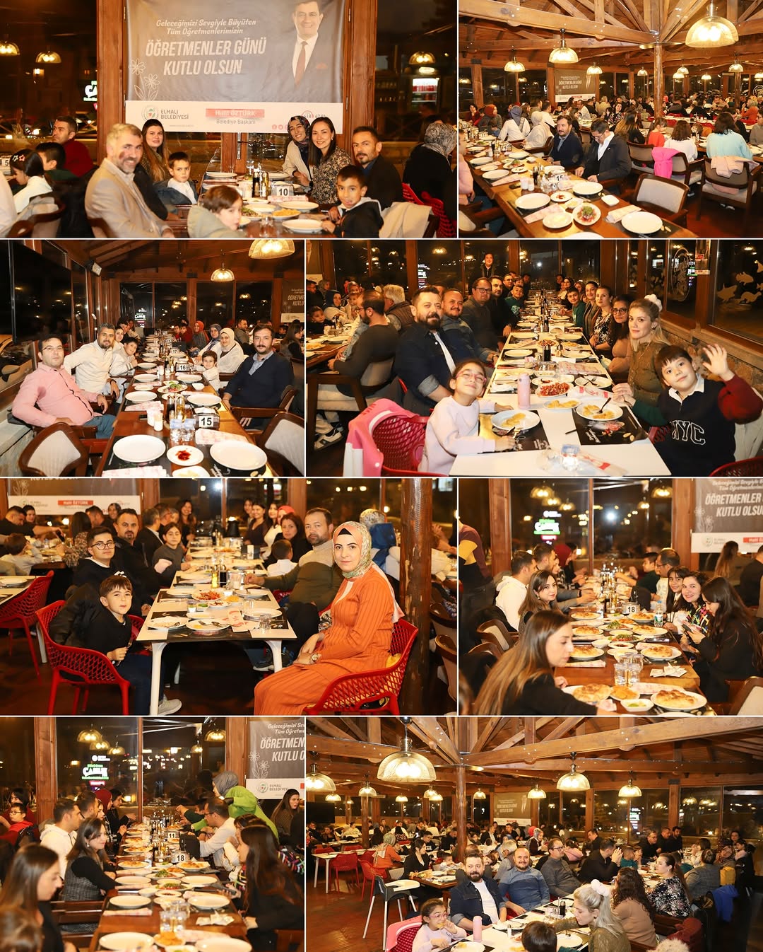 Elmalı Belediyesi, Öğretmenler Günü'nde Öğretmenleri Restaurant'ta Ağırladı