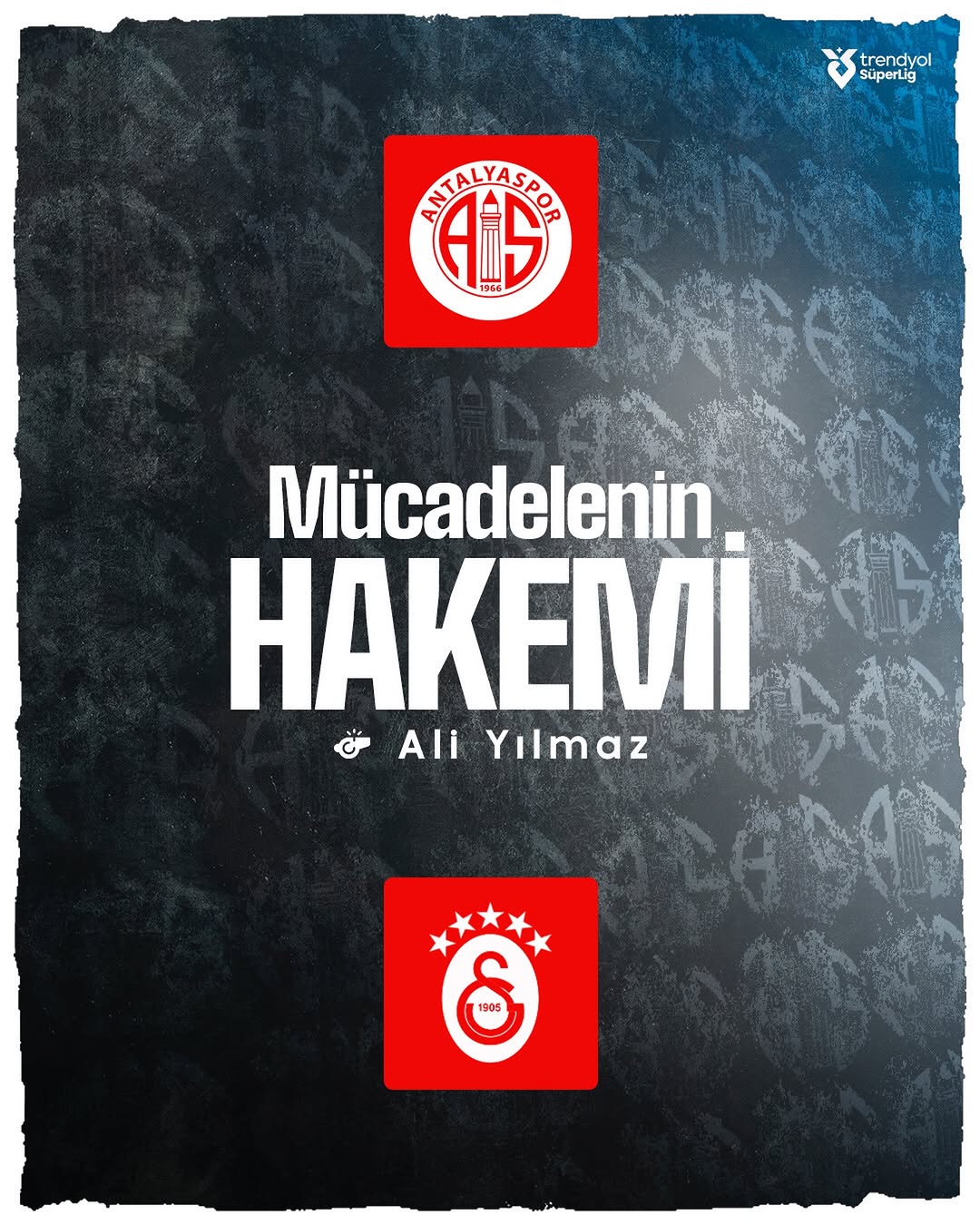 Antalya Spor - Galatasaray Maçının Hakemi Ali Yılmaz Oldu